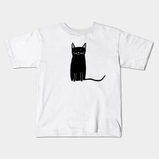 Black Cat Kids T-Shirt